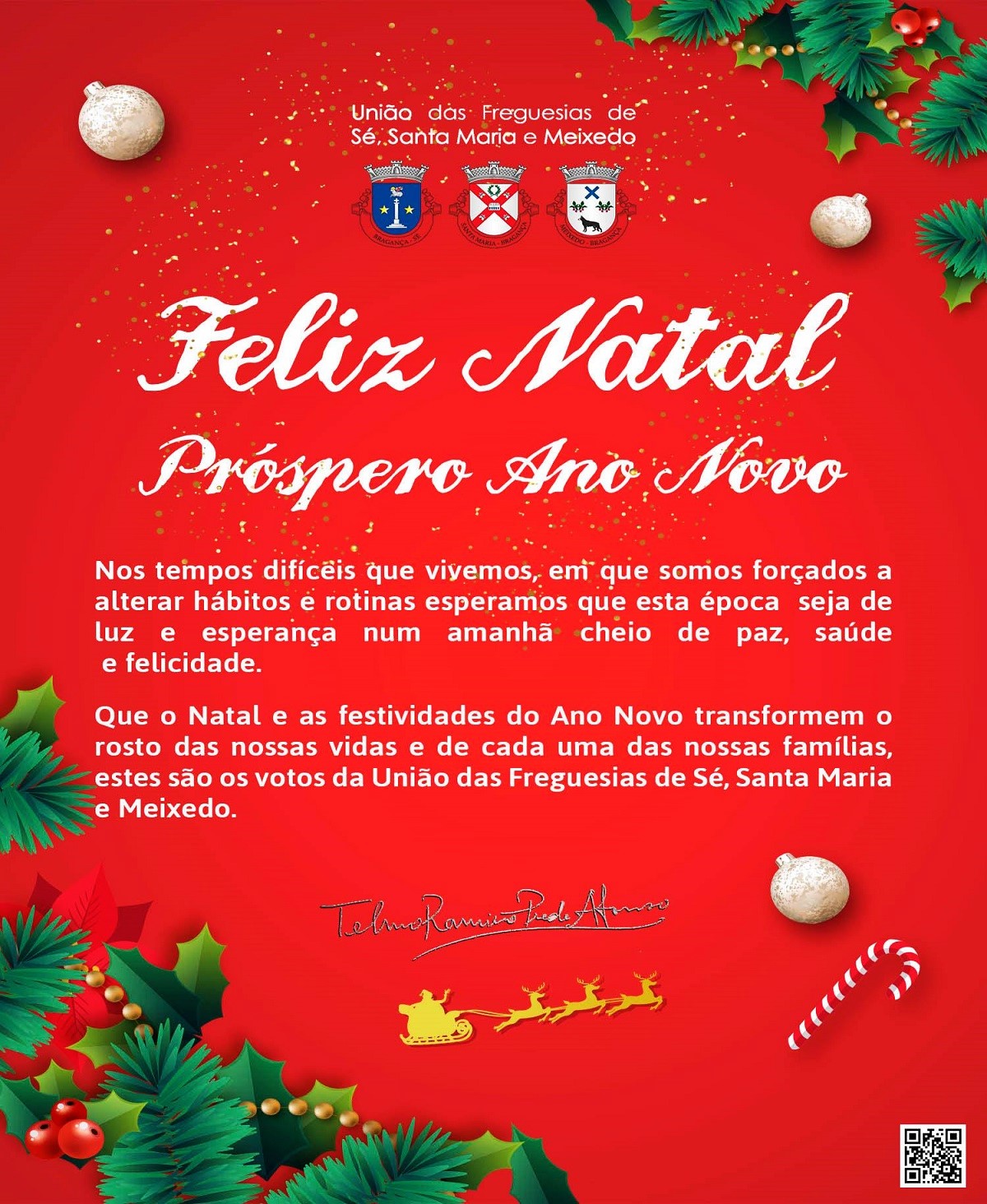 Mensagem de Natal UFSSMM
