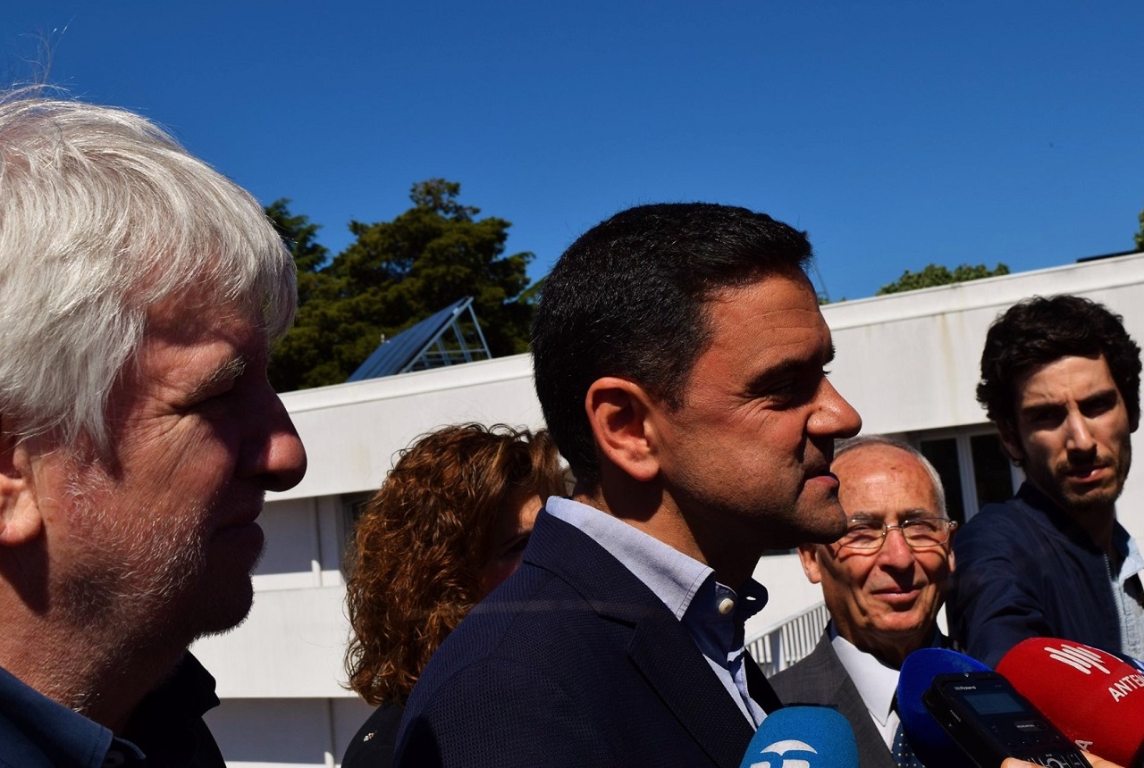 Candidato do PS Pedro Marques em Bragança